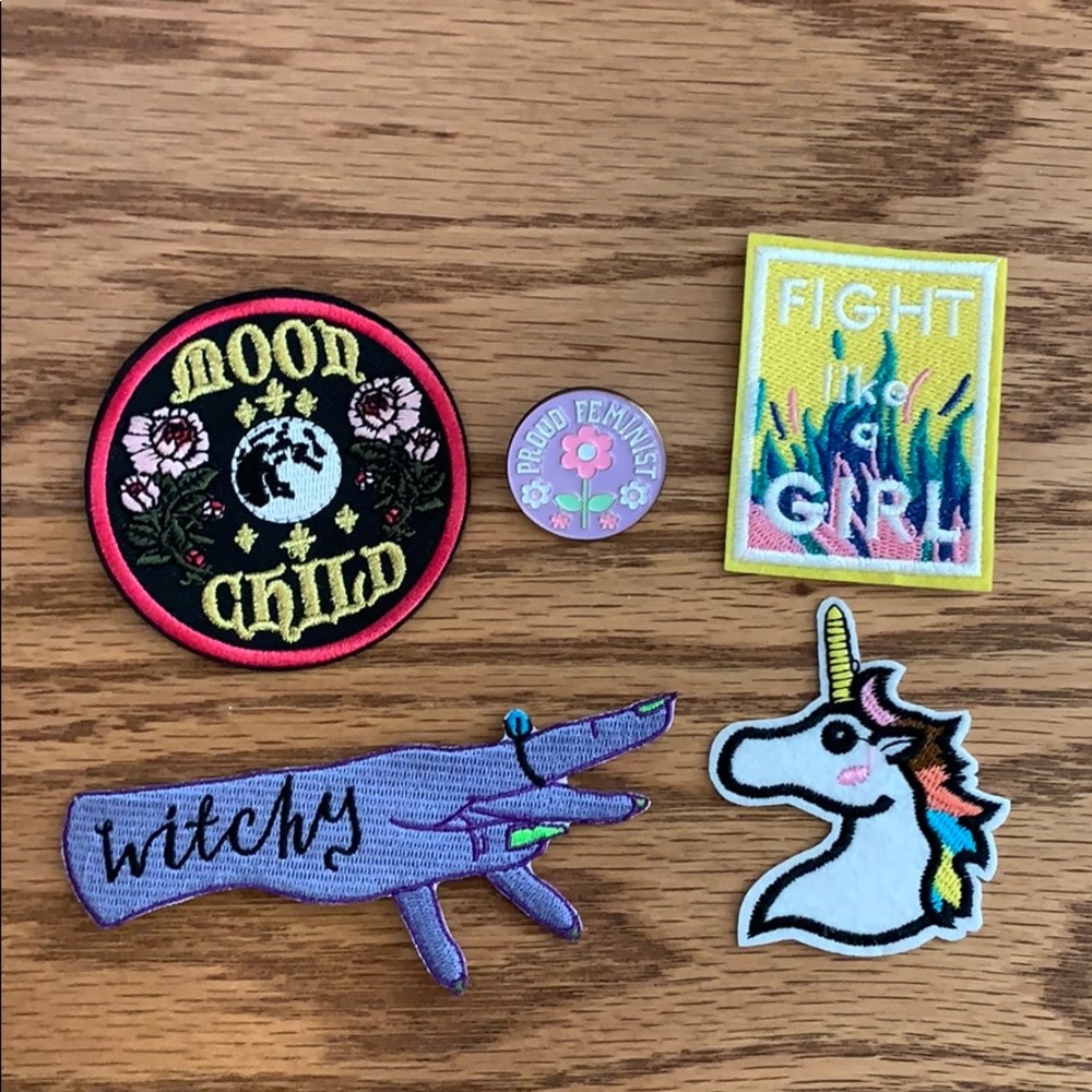 Witchy Patches + Feminist Pin Bundle